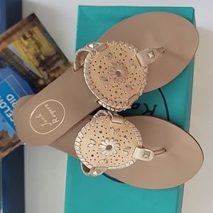 Jack Rogers Georgica Raffia Size 7.5